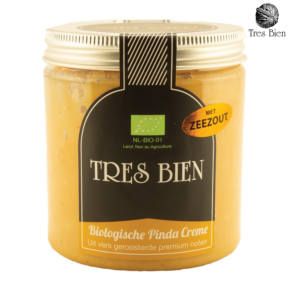 Biologische pindacrème met zeezout Biologische pindacrème met zeezout