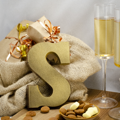 Chocoladeletter Champagne Chocoladeletter Champagne