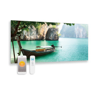 Bedrukt Glazen Infrarood Paneel (WiFi & Afstandsbediening) - boot