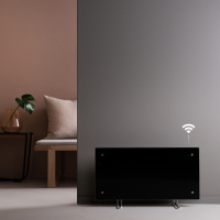 Adax Clea Wifi Elektrische Radiator Zwart 1200W