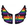 Afbeelding van Shwings Pride flag wings
