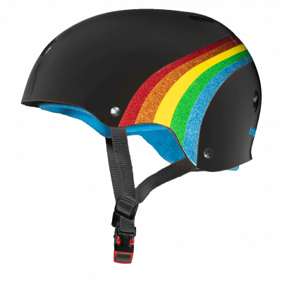 Triple 8 Certified Sweatsaver helmet - Rainbow Black Triple 8 Certified Sweatsaver helmet - Rainbow Black