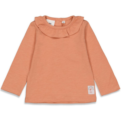 Longsleeve flamingo Feetje girls terra pink
