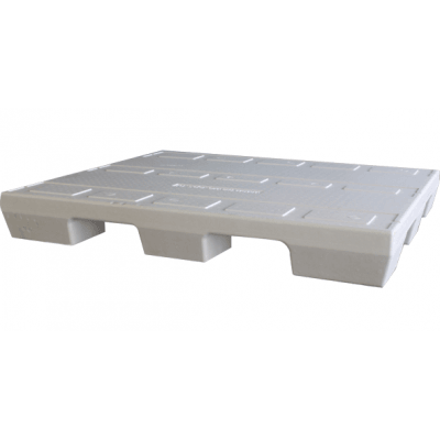 Gebruikte EPS pallet 80x120 cm 4-weg wit Gebruikte EPS pallet 80x120 cm 4-weg wit