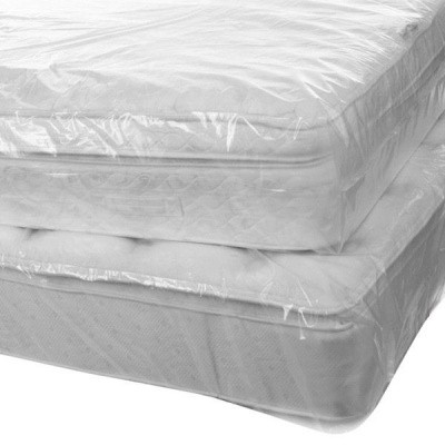 LDPE matrashoezen transp. 125 x 250 cm 80 my LDPE matrashoezen transp. 125 x 250 cm 80 my