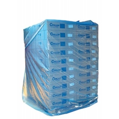 LDPE pallethoes kleur blauw 130 x (2 x 50) x 210 cm LDPE pallethoes kleur blauw 130 x (2 x 50) x 210 cm