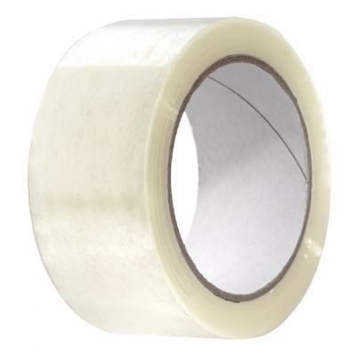 PP Acryl tape transparant 48mm x 66mtr. LN 25 my PP Acryl tape transparant 48mm x 66mtr. LN 25 my