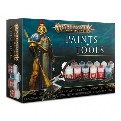 Age of Sigmar Paint + Tools Set Warhammer Age of Sigmar Age of Sigmar Paint + Tools Set Warhammer Age of Sigmar
