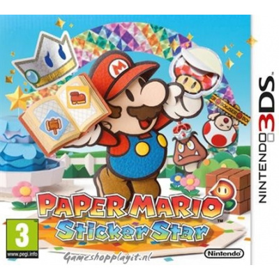 Paper Mario Sticker Star 3DS Paper Mario Sticker Star 3DS