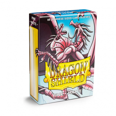 TCG Sleeves Matte Dragon Shield - Pink (Japanese Size) SLEEVES TCG Sleeves Matte Dragon Shield - Pink (Japanese Size) SLEEVES