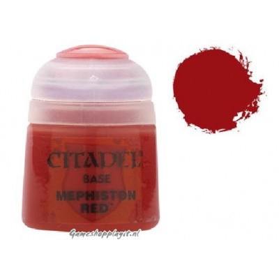Citadel Base - Mephiston Red CITADEL Citadel Base - Mephiston Red CITADEL