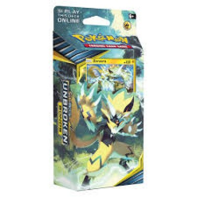 TCG Theme Deck Pokemon Sun & Moon Unbroken Bonds - Zeraora POKEMON TCG Theme Deck Pokemon Sun & Moon Unbroken Bonds - Zeraora POKEMON
