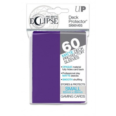 TCG Sleeves Pro-Matte Eclipse - Royal Purple (60 Sleeves) (Small Size) SLEEVES TCG Sleeves Pro-Matte Eclipse - Royal Purple (60 Sleeves) (Small Size) SLEEVES