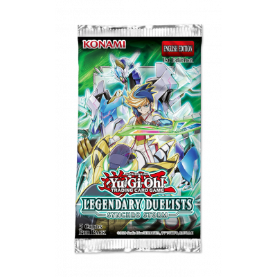 TCG Yu-Gi-Oh! Legendary Duelists Synchro Storm Booster Pack YU-GI-OH TCG Yu-Gi-Oh! Legendary Duelists Synchro Storm Booster Pack YU-GI-OH