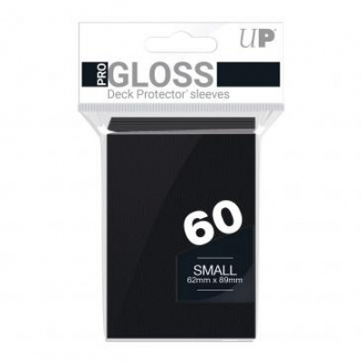 TCG Sleeves Gloss Ultra Pro - Black (Small Size) SLEEVES TCG Sleeves Gloss Ultra Pro - Black (Small Size) SLEEVES