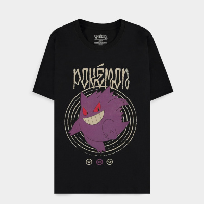 Pokémon - Gengar Rock - Men's Short Sleeved T-shirt - L Pokémon - Gengar Rock - Men's Short Sleeved T-shirt - L