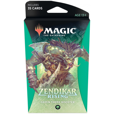 TCG Magic The Gathering Zendikar Rising Green Theme Booster MAGIC THE GATHERING TCG Magic The Gathering Zendikar Rising Green Theme Booster MAGIC THE GATHERING