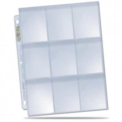 TCG Hologram Page Secure Platinum 9-Pocket Ultra Pro SLEEVES TCG Hologram Page Secure Platinum 9-Pocket Ultra Pro SLEEVES