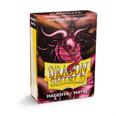 TCG Sleeves Matte Dragon Shield - Magenta (Japanese Size) SLEEVES TCG Sleeves Matte Dragon Shield - Magenta (Japanese Size) SLEEVES