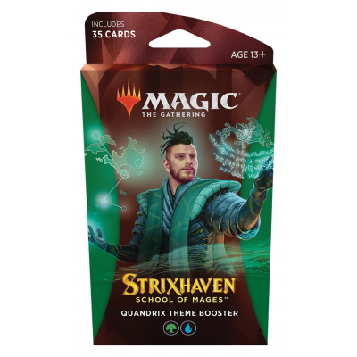 TCG Magic The Gathering Strixhaven Green Theme Booster - Quandrix MAGIC THE GATHERING TCG Magic The Gathering Strixhaven Green Theme Booster - Quandrix MAGIC THE GATHERING