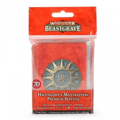 Warhammer Underworlds: Beastgrave - Hrothgorn's Mantrappers Premium Sleeves WARHAMMER UNDERWORLDS Warhammer Underworlds: Beastgrave - Hrothgorn's Mantrappers Premium Sleeves WARHAMMER UNDERWORLDS