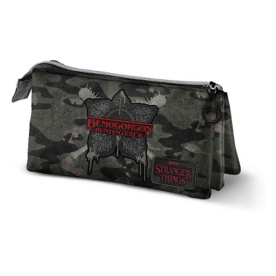 Stranger Things Demogorgon Triple Pencil Case MERCHANDISE Stranger Things Demogorgon Triple Pencil Case MERCHANDISE