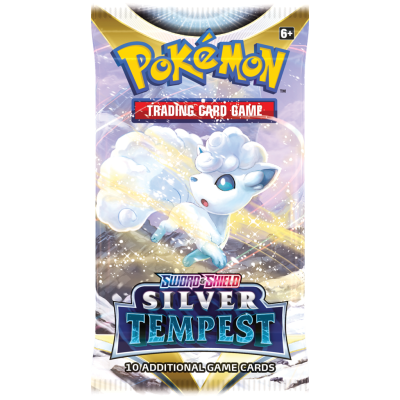 Pokémon Sword & Shield Silver Tempest Booster Pack POKEMON Pokémon Sword & Shield Silver Tempest Booster Pack POKEMON