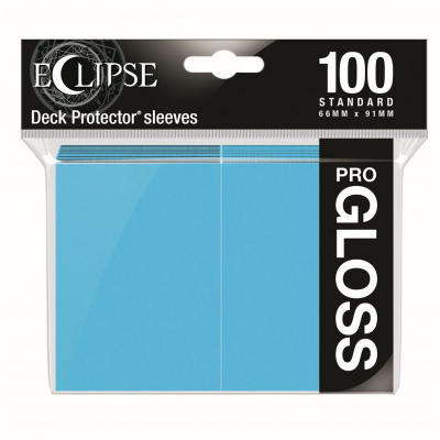 TCG Sleeves Eclipse Gloss - Sky Blue (100 Sleeves) (Standard Size) SLEEVES TCG Sleeves Eclipse Gloss - Sky Blue (100 Sleeves) (Standard Size) SLEEVES