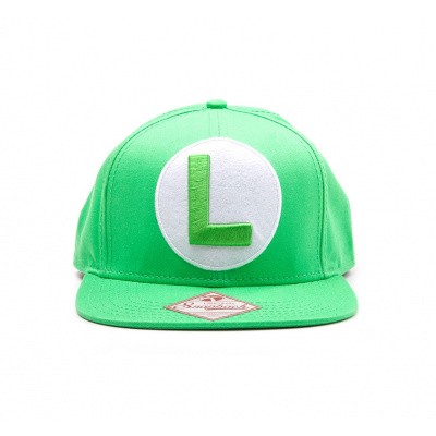 Nintendo Luigi Logo - Snapback MERCHANDISE Nintendo Luigi Logo - Snapback MERCHANDISE