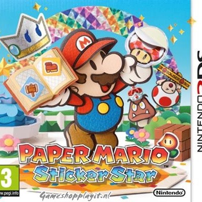 Paper Mario Sticker Star 3DS Paper Mario Sticker Star 3DS