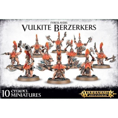 Fyreslayers Vulkite Berzerkers WARHAMMER AOS Fyreslayers Vulkite Berzerkers WARHAMMER AOS