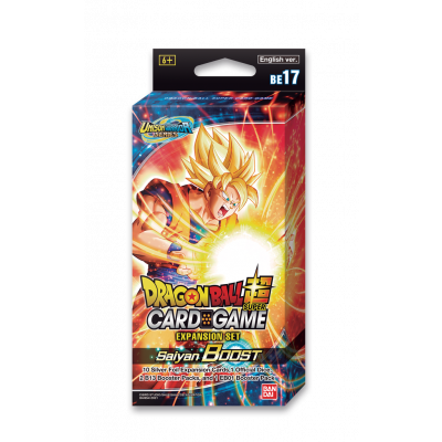 TCG Dragon Ball Saiyan Boost Expansion Set BE 17 DRAGON BALL TCG Dragon Ball Saiyan Boost Expansion Set BE 17 DRAGON BALL