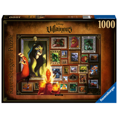 Disney Villains Scar puzzle 1000pc PUZZEL Disney Villains Scar puzzle 1000pc PUZZEL