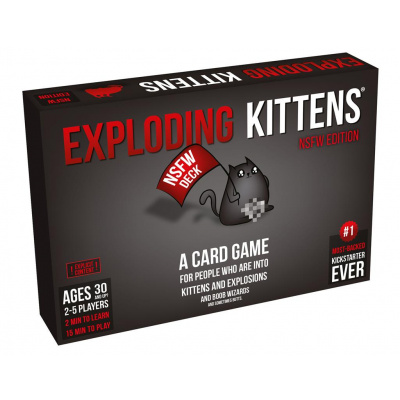 Exploding Kittens NSFW 18+ BORDSPELLEN Exploding Kittens NSFW 18+ BORDSPELLEN