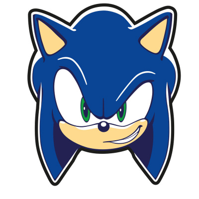 Sonic the Hedgehog 3D Cushion PLUCHES Sonic the Hedgehog 3D Cushion PLUCHES