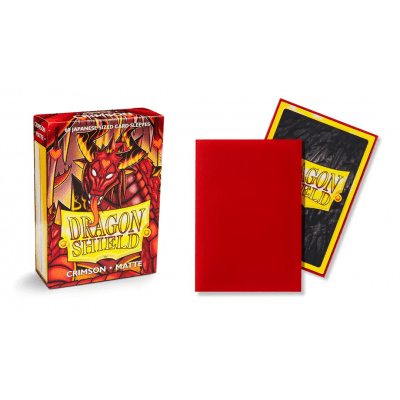 TCG Sleeves - Dragon Shield - Crimson Matte Japanese Size TCG Sleeves - Dragon Shield - Crimson Matte Japanese Size