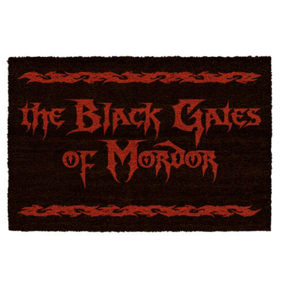 The Lord of the Rings: The Black Gates Of Mordor Doormat MERCHANDISE The Lord of the Rings: The Black Gates Of Mordor Doormat MERCHANDISE