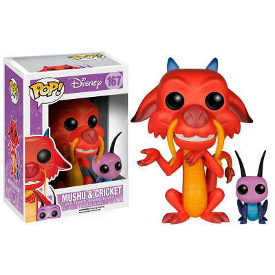 Pop! Disney: Mulan - Mushu & Cricket FUNKO Pop! Disney: Mulan - Mushu & Cricket FUNKO