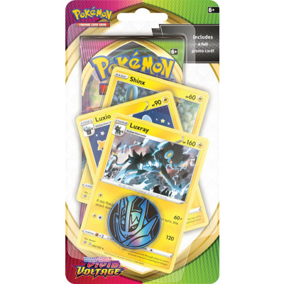 TCG Pokémon Sword & Shield Vivid Voltage Premium Checklane Booster - Luxray POKEMON TCG Pokémon Sword & Shield Vivid Voltage Premium Checklane Booster - Luxray POKEMON