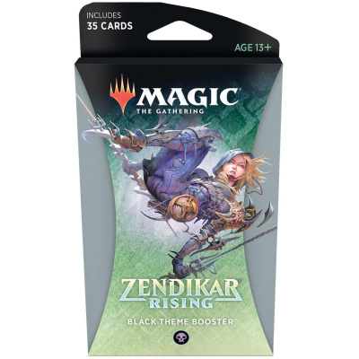 TCG Magic The Gathering Zendikar Rising Black Theme Booster MAGIC THE GATHERING TCG Magic The Gathering Zendikar Rising Black Theme Booster MAGIC THE GATHERING