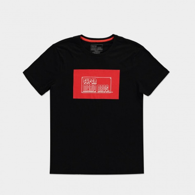 Nintendo - 8Bit Super Mario Bros Men's T-shirt Black - L Nintendo - 8Bit Super Mario Bros Men's T-shirt Black - L