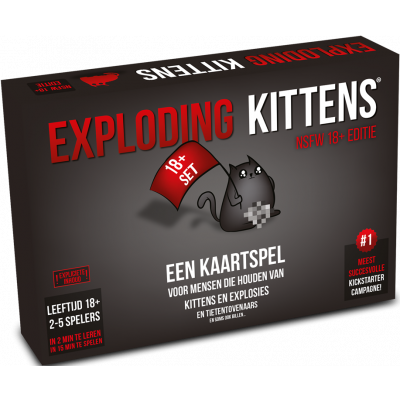 Exploding Kittens NSFW 18+ BORDSPELLEN Exploding Kittens NSFW 18+ BORDSPELLEN