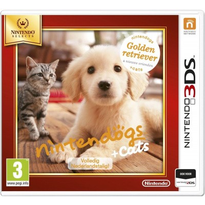 Nintendogs: Golden Retriever + Cats & Nieuwe Vrienden (Nintendo Selects) 3DS Nintendogs: Golden Retriever + Cats & Nieuwe Vrienden (Nintendo Selects) 3DS