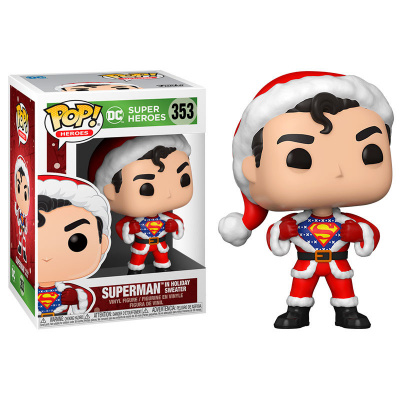 Pop! Heroes: DC Holiday - Superman with Sweater FUNKO Pop! Heroes: DC Holiday - Superman with Sweater FUNKO