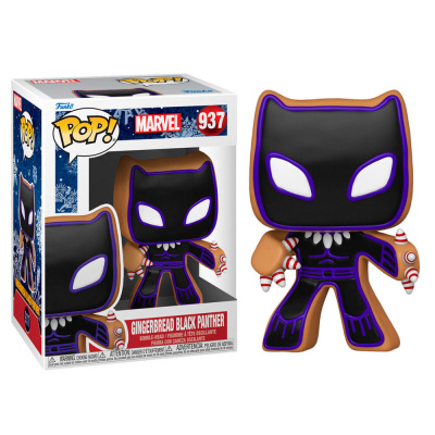 Pop! Marvel: Holiday - Gingerbread Black Panther FUNKO Pop! Marvel: Holiday - Gingerbread Black Panther FUNKO