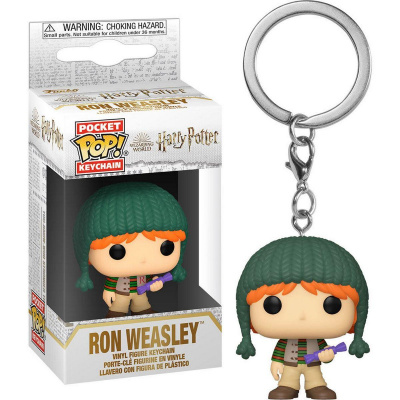 Pocket Pop! Keychain: Harry Potter - Holiday Ron FUNKO Pocket Pop! Keychain: Harry Potter - Holiday Ron FUNKO