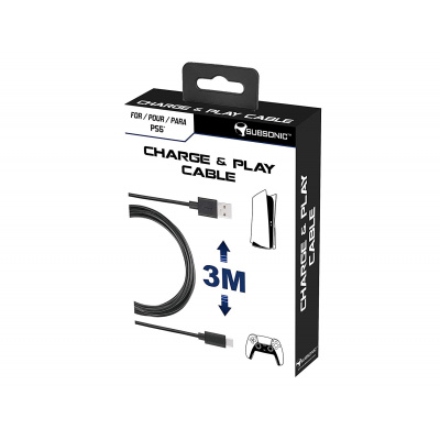 Subsonic Charge & Play 3M Cable PS5 Subsonic Charge & Play 3M Cable PS5