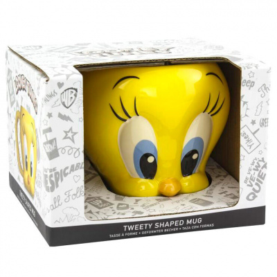 Warner Bros: Looney Tunes - Tweety 3D Mug MERCHANDISE Warner Bros: Looney Tunes - Tweety 3D Mug MERCHANDISE