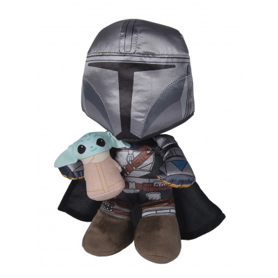 Star Wars: The Mandalorian - The Mandalorian with Child Plush 25 cm PLUCHE Star Wars: The Mandalorian - The Mandalorian with Child Plush 25 cm PLUCHE