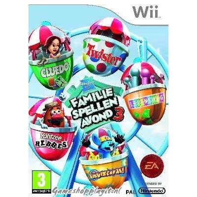 Hasbro Familie Spellen Avond 3 WII Hasbro Familie Spellen Avond 3 WII